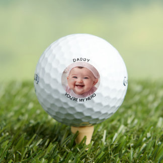 Trendy aangepaste foto modern gepersonaliseerd golfballen