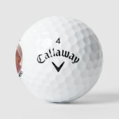 Trendy aangepaste foto modern gepersonaliseerd golfballen (Logo)