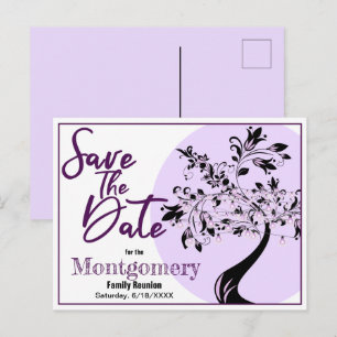 Trendy Aankondiging Familie Reünie Save The Date Briefkaart