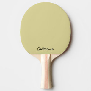Trendy Aardse Gele Custom - Pingpongbatje