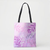 Trendy abstract floraal botanisch blad draagtas (Voorkant)