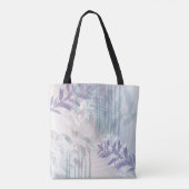 Trendy abstract floraal botanisch blad draagtas (Achterkant)