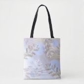 Trendy abstract floraal botanisch blad draagtas (Voorkant)