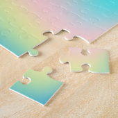 Trendy Abstract kleurrijke glitter Unicorn Legpuzzel (Zijkant)