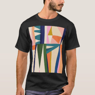 Trendy Abstract: kleurrijke hand getekend. T-shirt