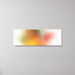 Trendy Abstract kunstwerk Modern Yellow Green Red Canvas Afdruk