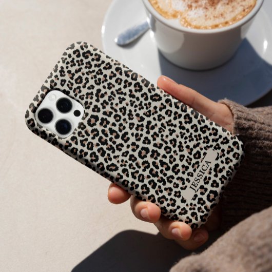 Trendy Abstracte Dier Luipaard Cheetah Pattern Case-Mate iPhone Case