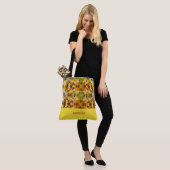 Trendy Abstracte Monogrammed Canvas tas (Op model)
