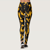 Trendy abstracte "Ratti_Creative_Arts" Leggings (Achterkant)