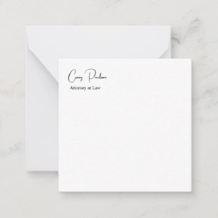 Trendy advocaat bij Law Unique Special Notitiekaartje