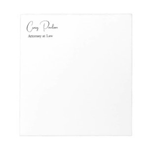 Trendy Advocaat Unieke Special Notitieblok