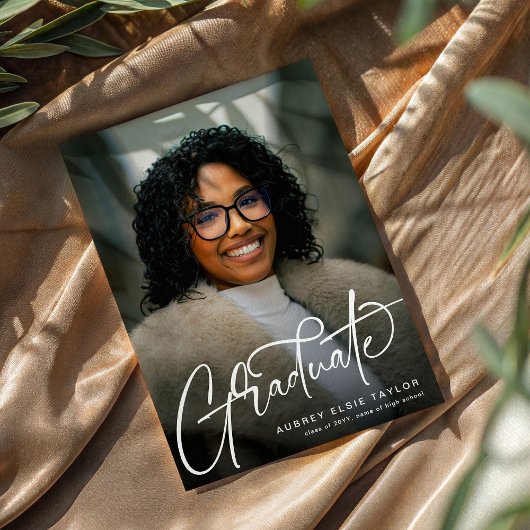 Trendy Afstudeerscriptie Foto Afstuderen Aankondiging