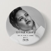 Trendy Afstuderen foto Ronde Button 7,6 Cm (Voorkant)