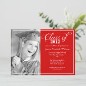 Trendy Afstuderen Kaart (Staand voorkant)