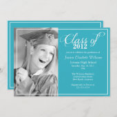 Trendy Afstuderen Kaart (Voorkant / Achterkant)