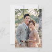 Trendy Agenda Bewaar de datum met foto Kaart (Achterkant)