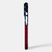 Trendy  Amerikaanse vlag honkbal gepersonaliseerd Case-Mate iPhone Case (Achterkant / Links)