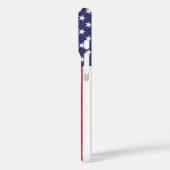 Trendy  Amerikaanse vlag honkbal gepersonaliseerd Case-Mate iPhone Case (Achterkant / Links)
