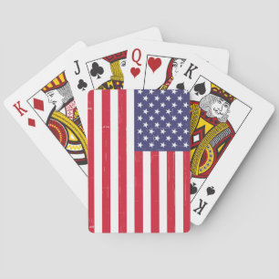 Trendy Amerikaanse vlag Pokerkaarten