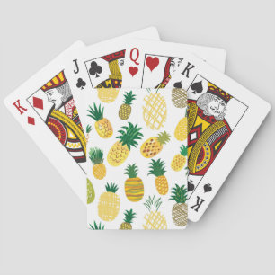 Trendy Ananaspatroon Pokerkaarten