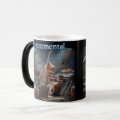 Trendy and Stylish Instrumental Magische Mok (Voorkant links)