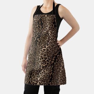 Trendy Animal All-Over Print Apron Schort
