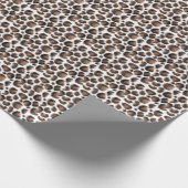 Trendy Animal Print Leopard Pattern Cadeaupapier (Hoek)