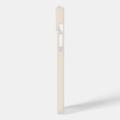 trendy Antiek Wit met Monogram Case-Mate iPhone Case (Achterkant / Links)