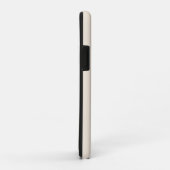 trendy Antiek Wit met Monogram Case-Mate iPhone Case (Achterkant/rechts)