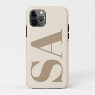 trendy Antiek Wit met Monogram Case-Mate iPhone 11 Pro Hoesje