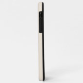 trendy Antiek Wit met Monogram Case-Mate iPhone Case (Achterkant/links)