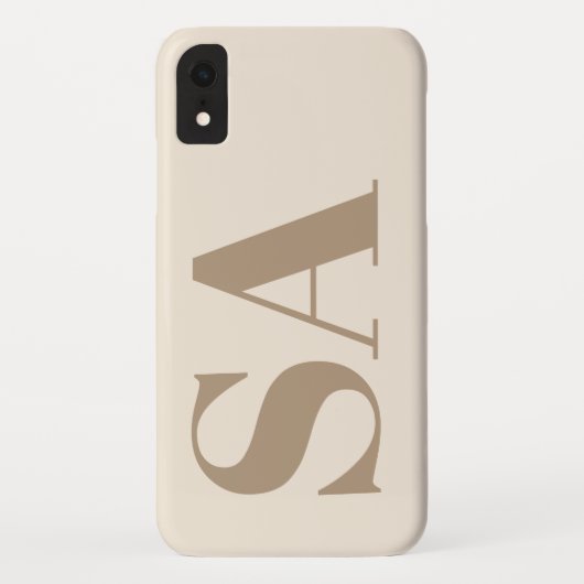 trendy Antique Blanc avec étui Case-Mate monogramm (Dos)