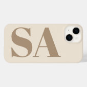 trendy Antique Blanc avec étui Case-Mate monogramm (Verso (horizontal))