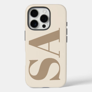 trendy Antique White avec étui à monogramme Case-M