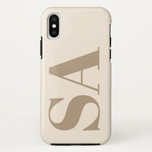 trendy Antique White avec étui Case-Mate monogramm