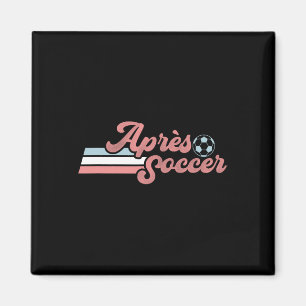 Trendy Apres Voetbal Retro Versleten Pastel Kleur Magneet