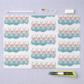 Trendy artistieke zwemmers | Artistisch zwemgif Tissuepapier (Craft)