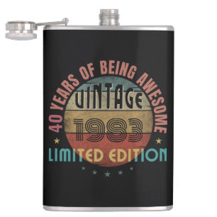 TRENDY AWESOME GEBOORTEJAAR VERJAARDAGSCADEAU HEUPFLES