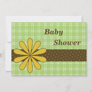 Trendy Baby shower Invitation Card - Boy of Girl Kaart