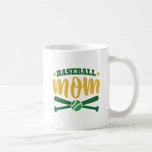 Trendy BASEBALL MOM Afbeeldingen Persoonlijk Gesch Koffiemok