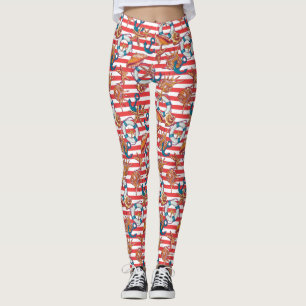 Trendy Beach Pattern Leggings