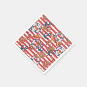 Trendy Beach Pattern Servet (Hoek)