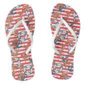 Trendy Beach Pattern Teenslippers (Voetbed)