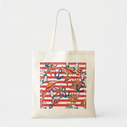 Trendy Beach Pattern Tote Bag (Voorkant)