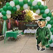 Trendy Bear Printable Graduation Party Decor Poster