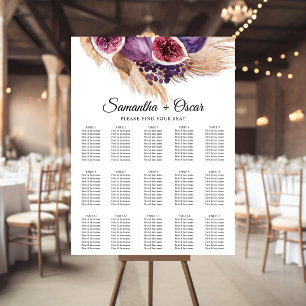 Trendy Beauty Paarse Figs & Pampas Poster