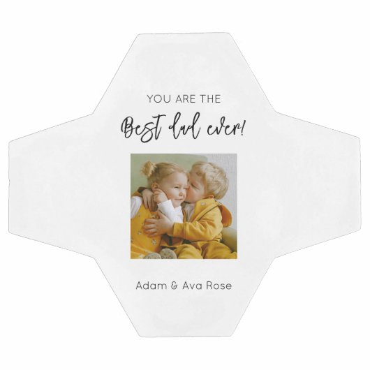 Trendy Best Pap Ever Custom Photo Vaderdag Voetbal (Enkel)