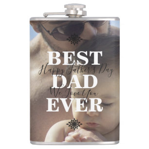 Trendy Best Pap Ever Vader Day Foto Heupfles