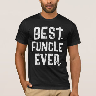 TRENDY BESTE OOM Ooit WITTE TYPOGRAFIE T-shirt