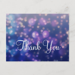 Trendy Betaalbare Goud Glitter Glans Bedankt Briefkaart